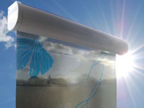 Trend-Line roller blind with decor sun protection film 