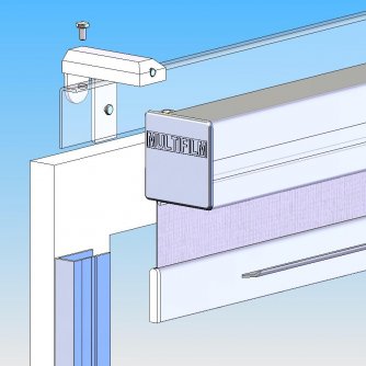 Classic-Line installation with clamps on the frame (without drilling)