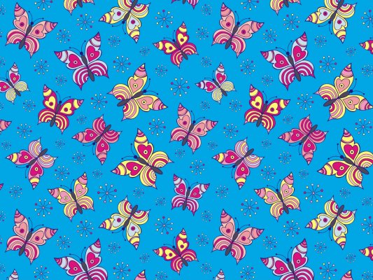 Dekor für Folien-Rollo Multifilm Butterfly 150
