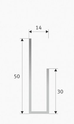 Seitenführung U30-50 für Rollos