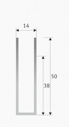Seitenführung U38 U50 für Rollos